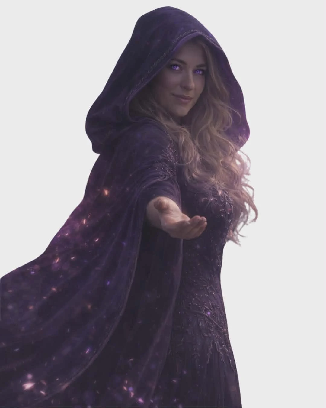 The Returning One, an illustration from The Lilac Coven